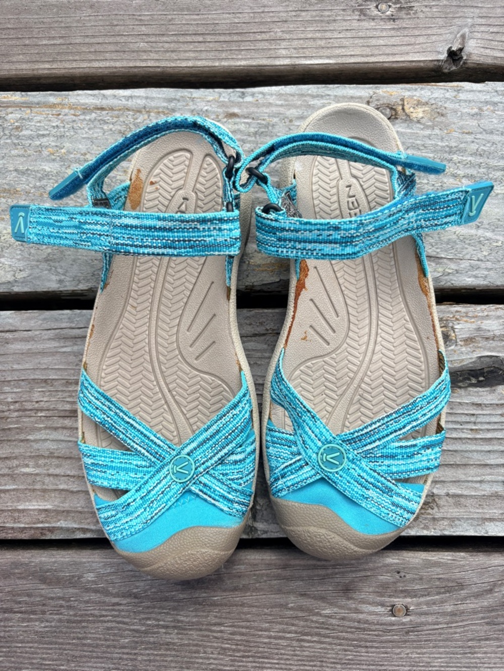 Keen Woman’s Turquoise Strappy Sandals